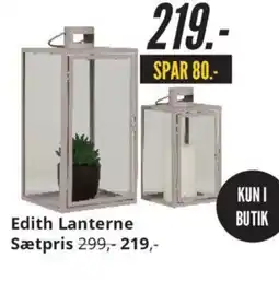 Edith Lanterne Sætpris