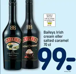 REMA 1000 Baileys Irish cream eller salted caramel 70 cl. tilbud
