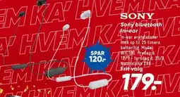 Bilka Sony bluetooth In-ear tilbud