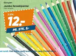 Bilka Jumbo farveblyanter tilbud