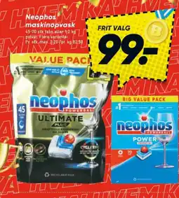 Bilka Neophos maskinopvask tilbud