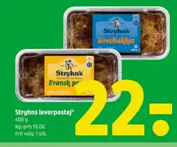 Coop 365 Stryhns leverpostej tilbud