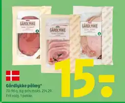Coop 365 Gårdlykke pålæg tilbud