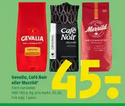 Coop 365 Gevalia, Café Noir eller Merrild tilbud