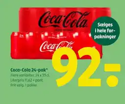 Coop 365 Coca-Cola 24-pak tilbud
