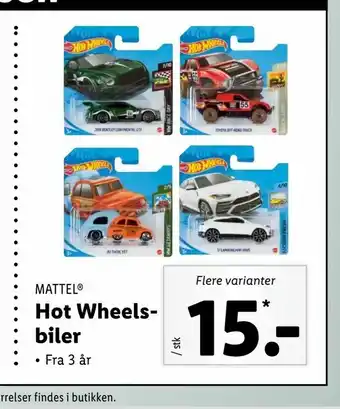 Hot Wheels- biler