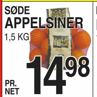 ABC Lavpris Søde appelsiner tilbud