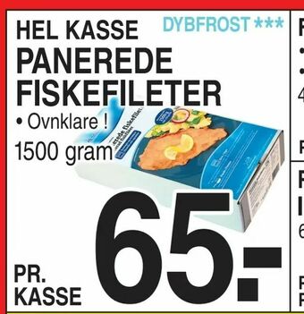 ABC Lavpris Panerede fiskefileter tilbud
