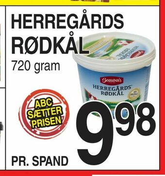 ABC Lavpris Rødkål tilbud