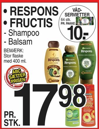ABC Lavpris respons • fructis tilbud