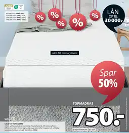 JYSK GOLD T30 TOPMADRAS tilbud
