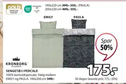 JYSK SENGETØJ I PERCALE tilbud