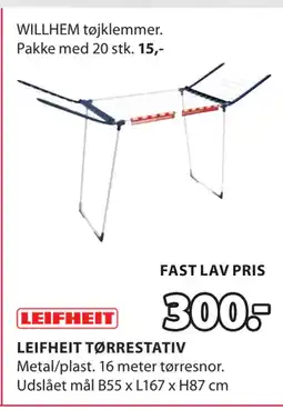 JYSK LEIFHEIT TØRRESTATIV tilbud