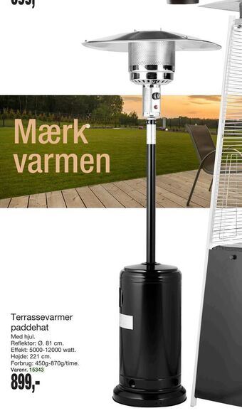 Harald Nyborg Terrassevarmer paddehat tilbud