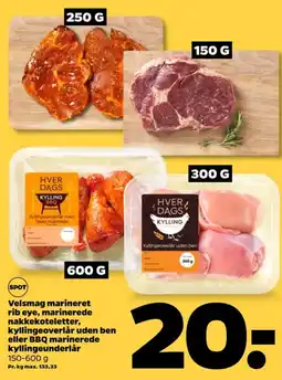 Netto Kyllingeoverlår tilbud