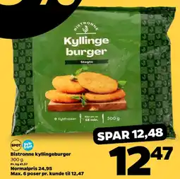Netto Kyllingeburger tilbud