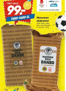 Skæreost Danbo Guld Mellemlagret