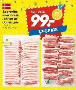 Bilka Flæsk i skiver tilbud
