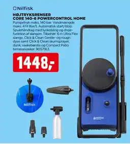 jem & fix HØJTRYKSRENSER CORE 140-6 POWERCONTROL HOME tilbud