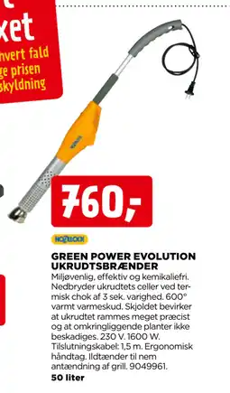 jem & fix GREEN POWER EVOLUTION UKRUDTSBRÆNDER tilbud