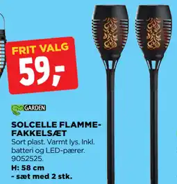 jem & fix SOLCELLE FLAMMEFAKKELSÆT tilbud