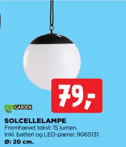 SOLCELLELAMPE
