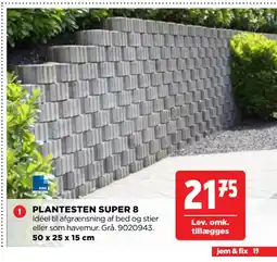 jem & fix PLANTESTEN SUPER 8 tilbud