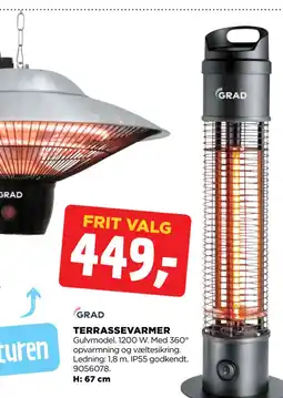 jem & fix TERRASSEVARMER tilbud