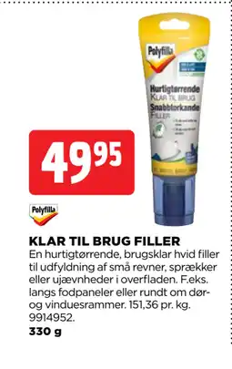 jem & fix KLAR TIL BRUG FILLER tilbud