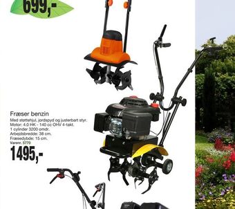 Harald Nyborg Fræser benzin tilbud