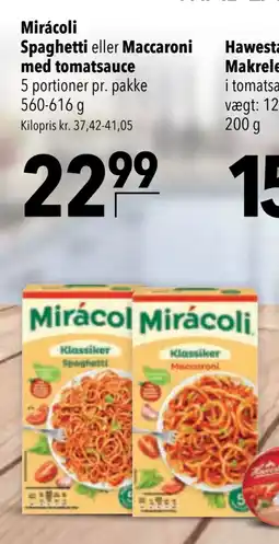 Citti Mirácoli Spaghetti eller Maccaroni med tomatsauce tilbud