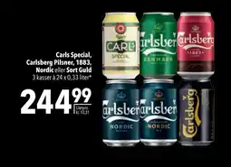 Citti Carls Special, Carlsberg Pilsner, 1883, Nordic eller Sort Guld tilbud