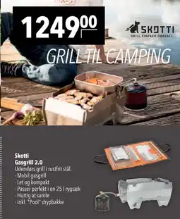 Citti Skotti Gasgrill 2.0 tilbud