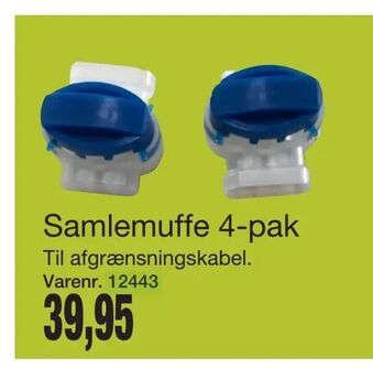 Samlemuffe 4-pak