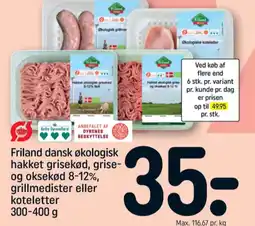 REMA 1000 Hakket grise og oksekød tilbud
