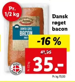 Lidl Bacon tilbud