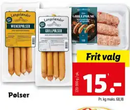 Lidl Grillpølser tilbud