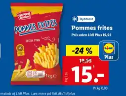 Lidl Pommes Frites Tyndtskårne tilbud
