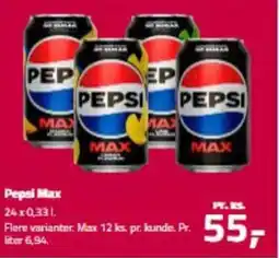 Fleggaard Pepsi Max tilbud