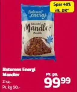 Fleggaard Naturens Energi Mandler tilbud