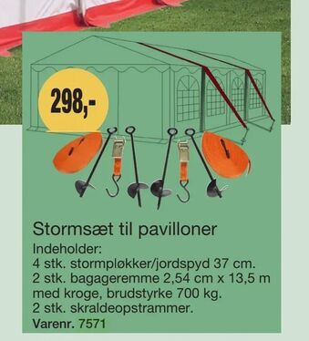 Harald Nyborg Stormsæt til pavilloner tilbud