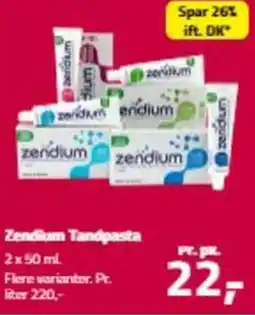 Fleggaard Zendium Tandpasta tilbud