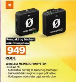 WIRELESS ME MIKROFONSYSTEM RODEWLME