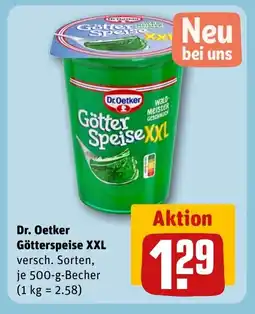 REWE DE Dr. Oetker Götterspeise XXL tilbud