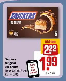 REWE DE Snickers Original Ice Cream tilbud