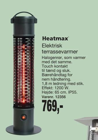 Harald Nyborg Elektrisk terrassevarmer tilbud