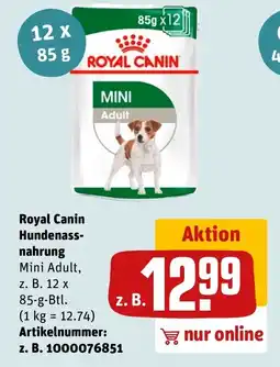 REWE DE Royal Canin Hundenass- nahrung tilbud