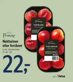 Føtex Nektariner eller ferskner tilbud