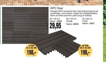 Harald Nyborg WPC fliser tilbud