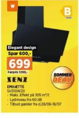 Power EMHÆTTE SH310W20 tilbud